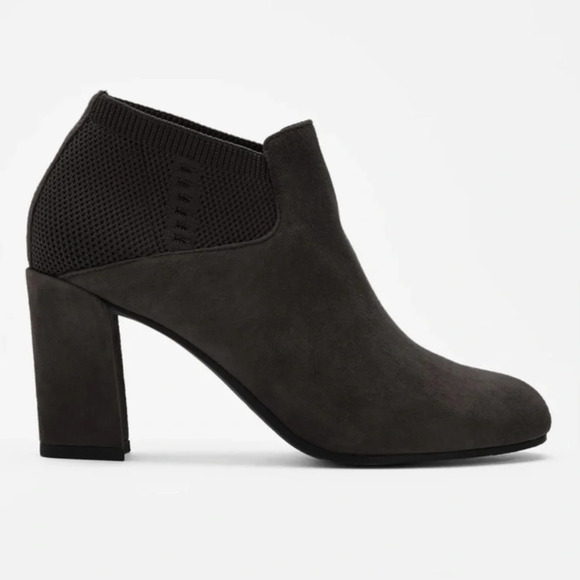 Eileen Fisher Marcy Suede Bootie with Stretch Knit size 6 - Picture 1 of 16